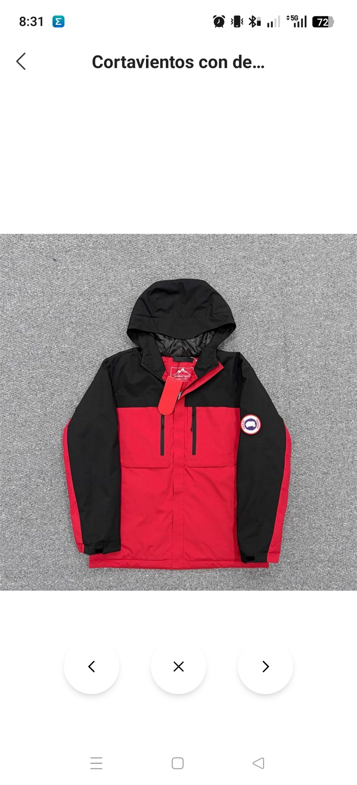 Abrigo impermeable Canadá Goose ✨