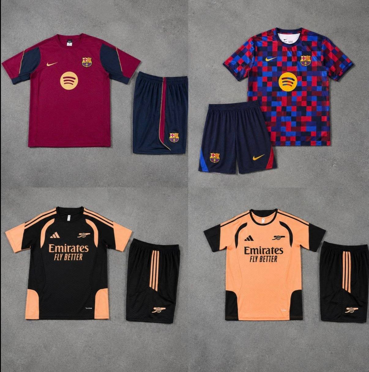 Conjunto Fútbol Barcelona/Arsenal ✨