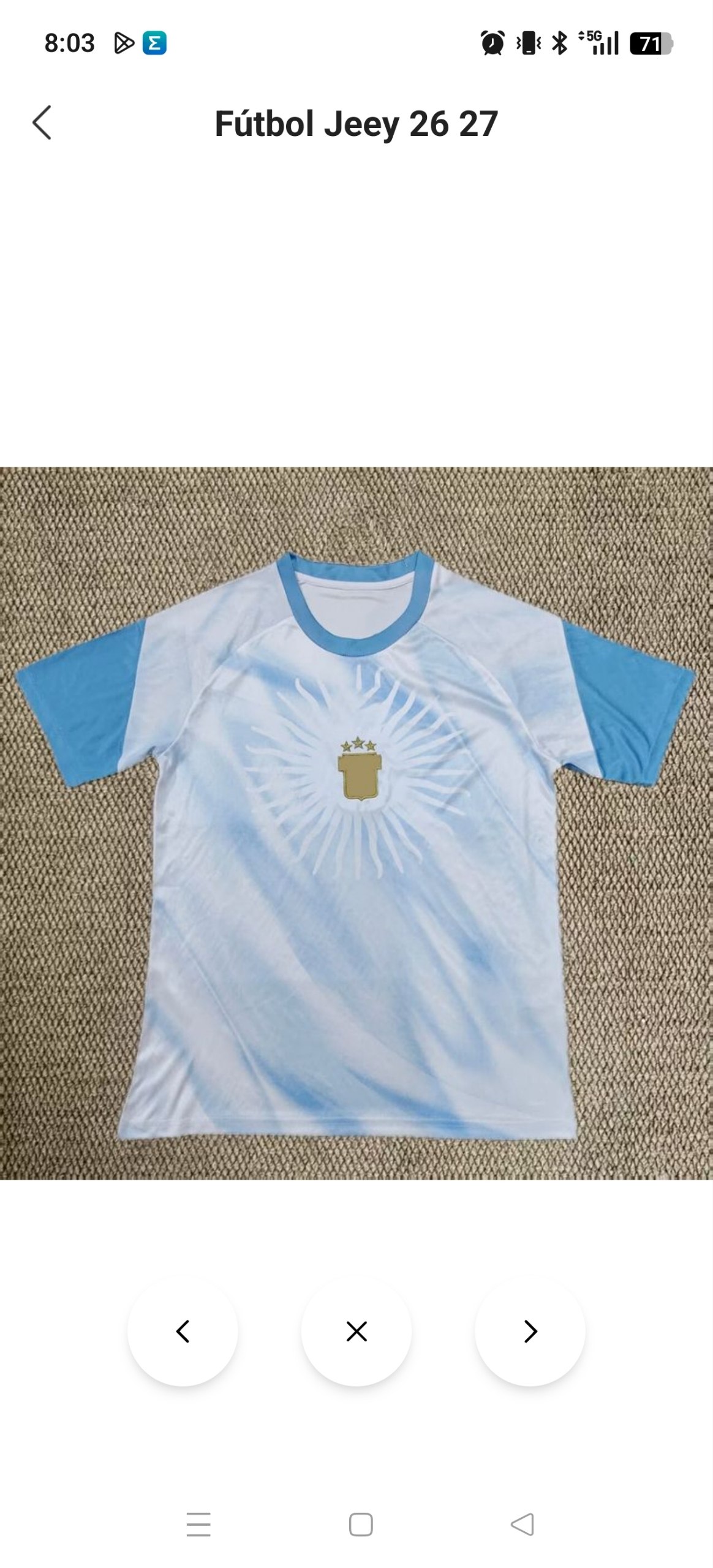 Camiseta Prepartido Argentina x Messi 13.80€‼ ✨