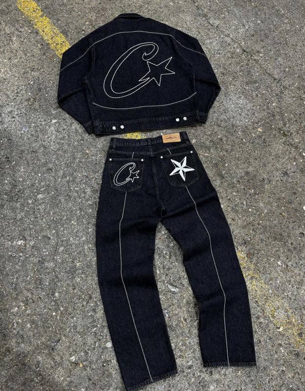 Conjunto Vaquero Corteiz 👕 ✨