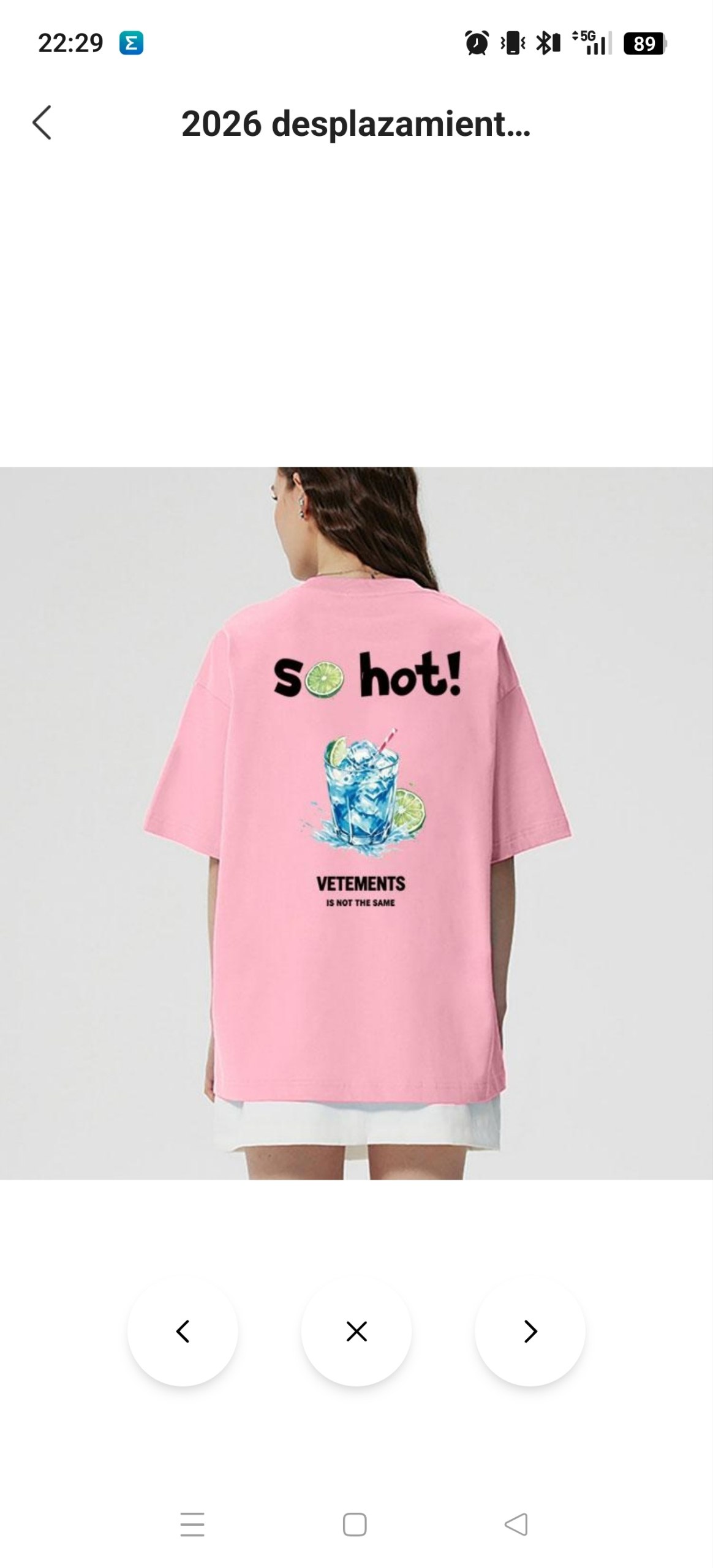 Camiseta Vetements 14.94€‼ ✨