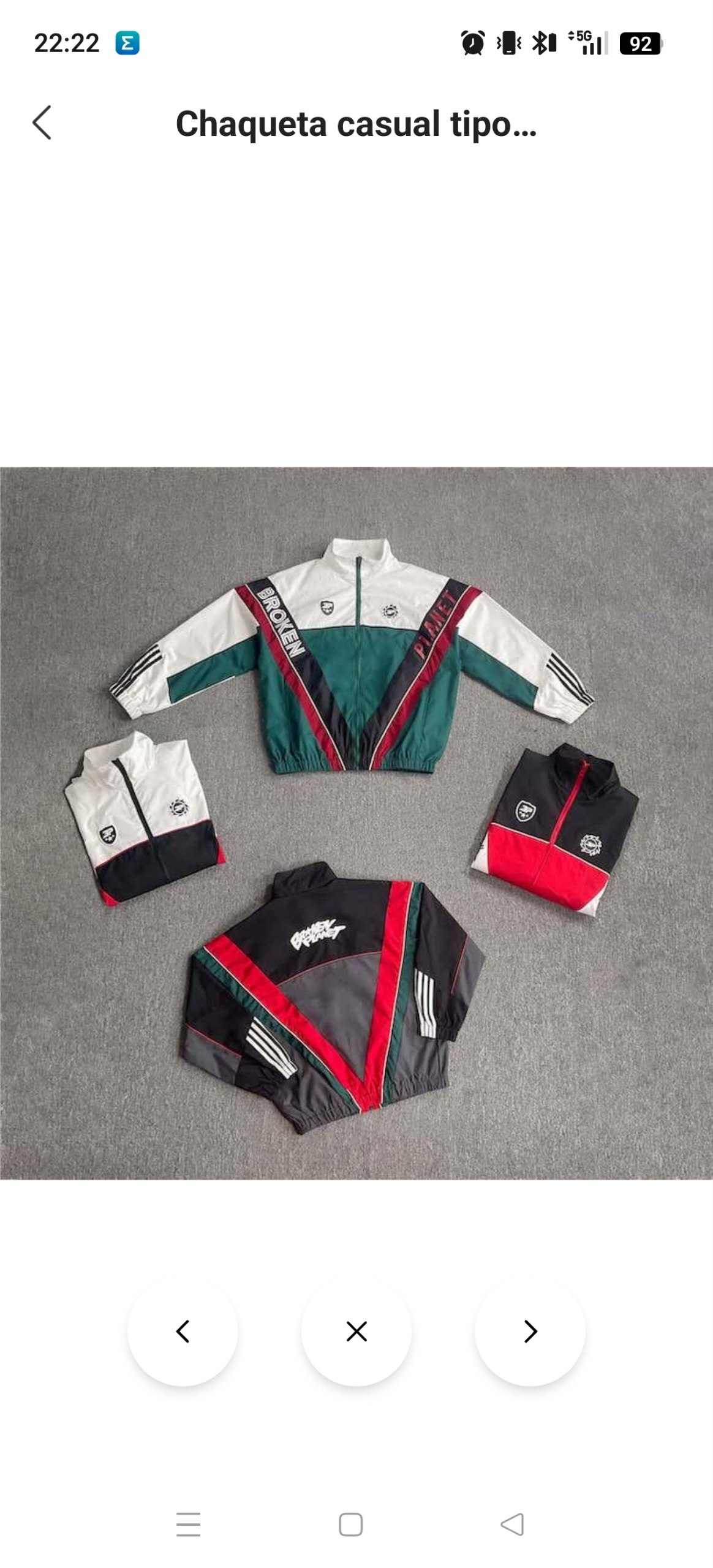 Chaqueta Broken Planet 33.66€‼ ✨