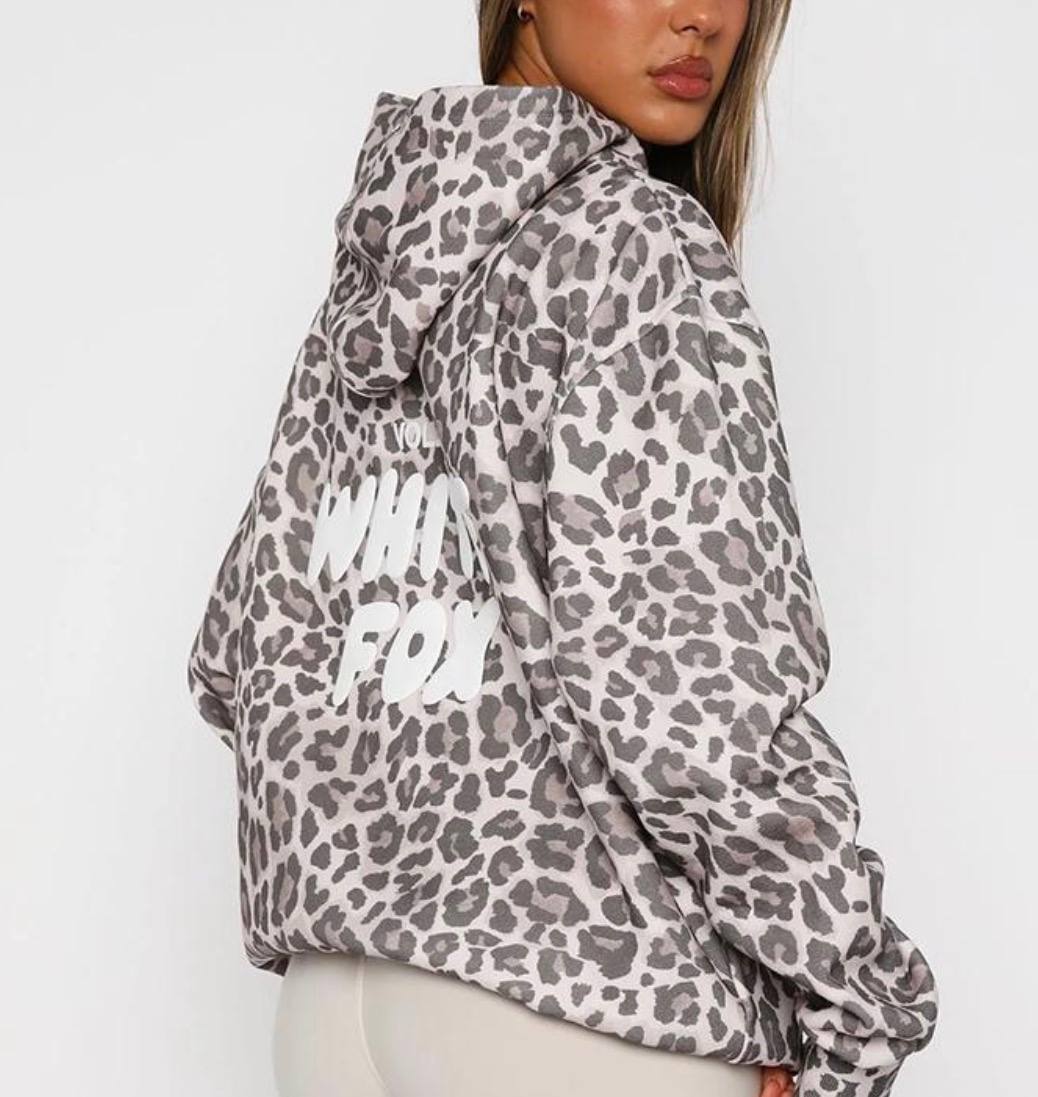 Sudadera White F animal print ✨