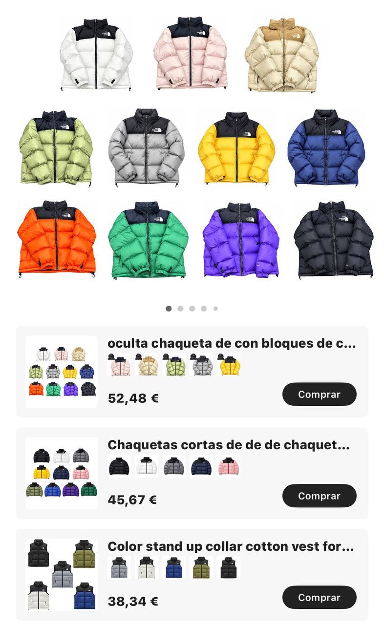 Chaqueta y chaleco The North Face ✨