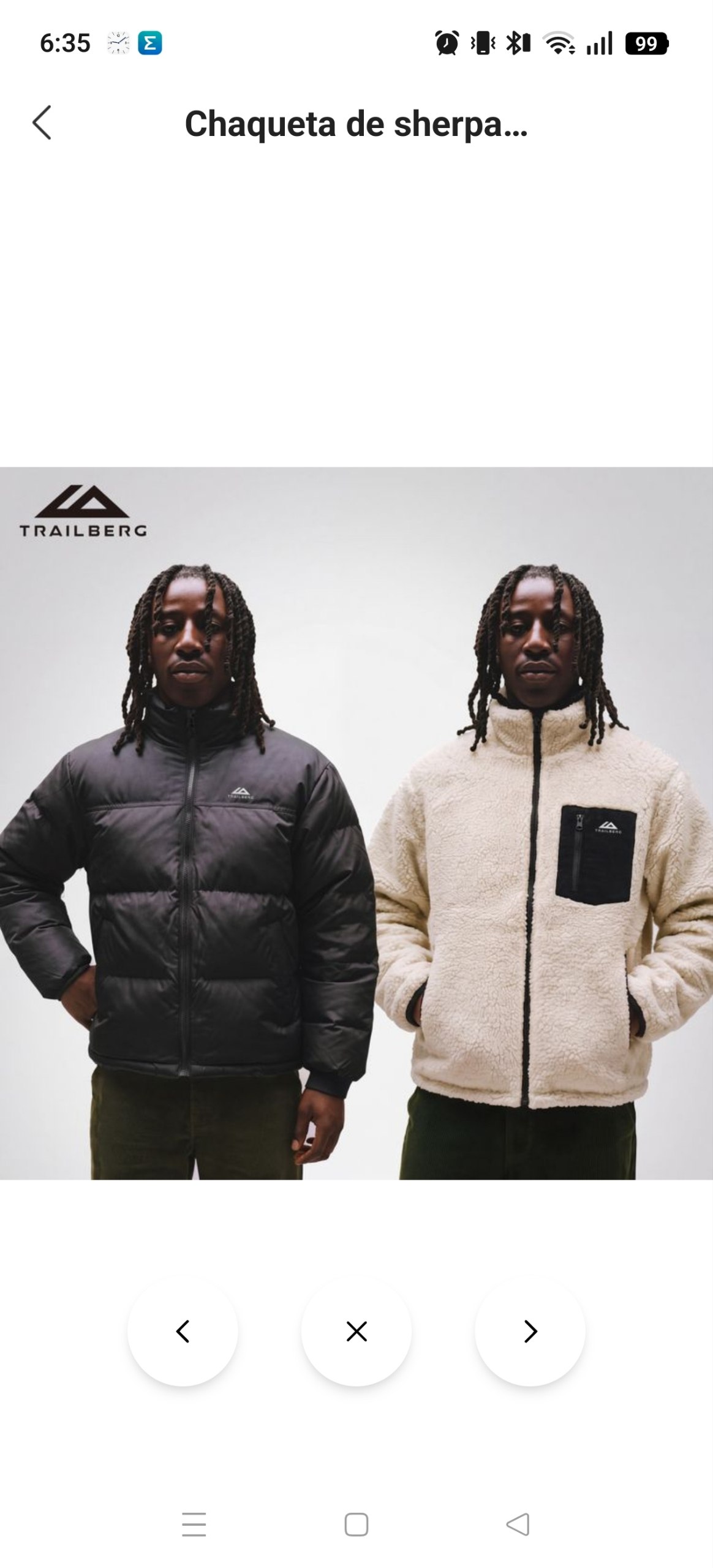 Abrigo reversible Trailberg 45.96€‼ ✨
