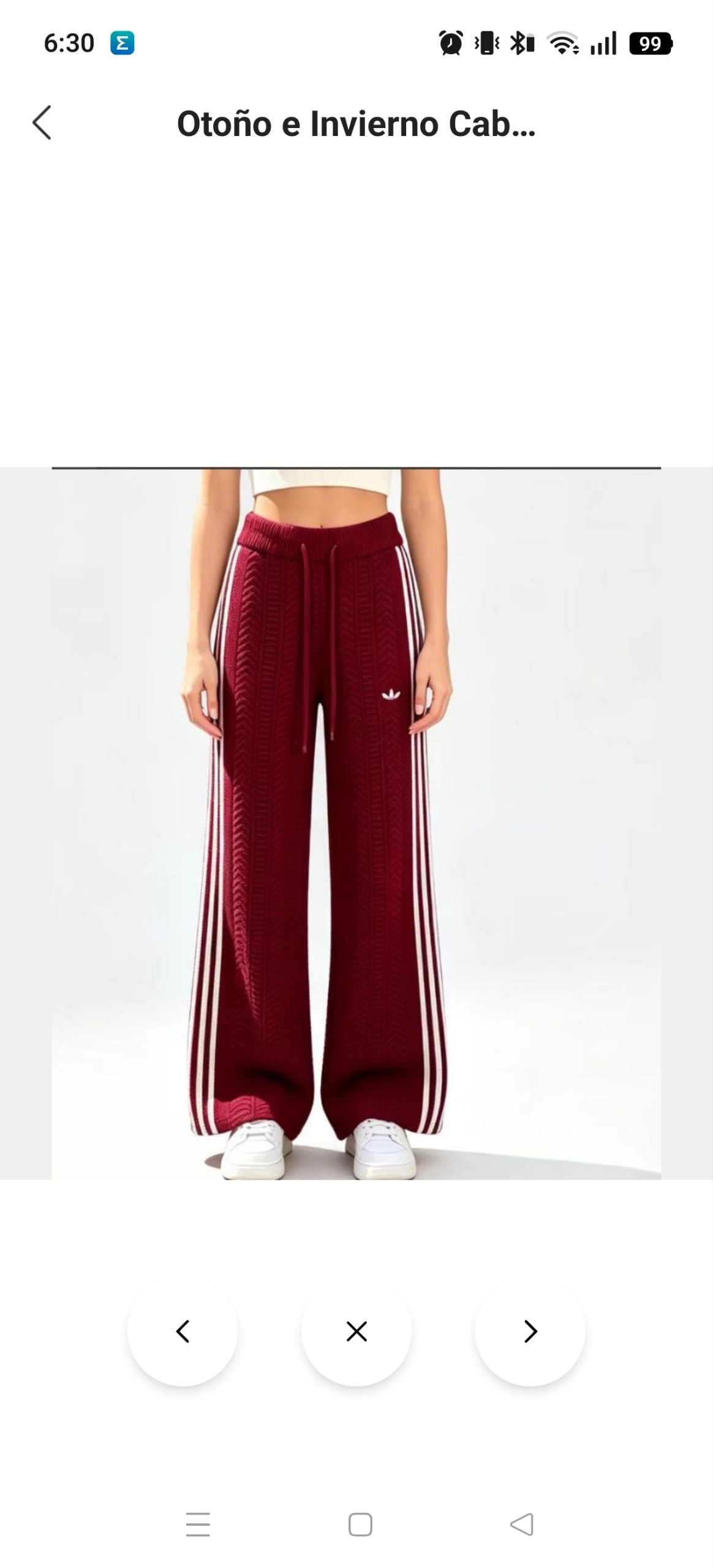 Pantalón punto Adidas ✨