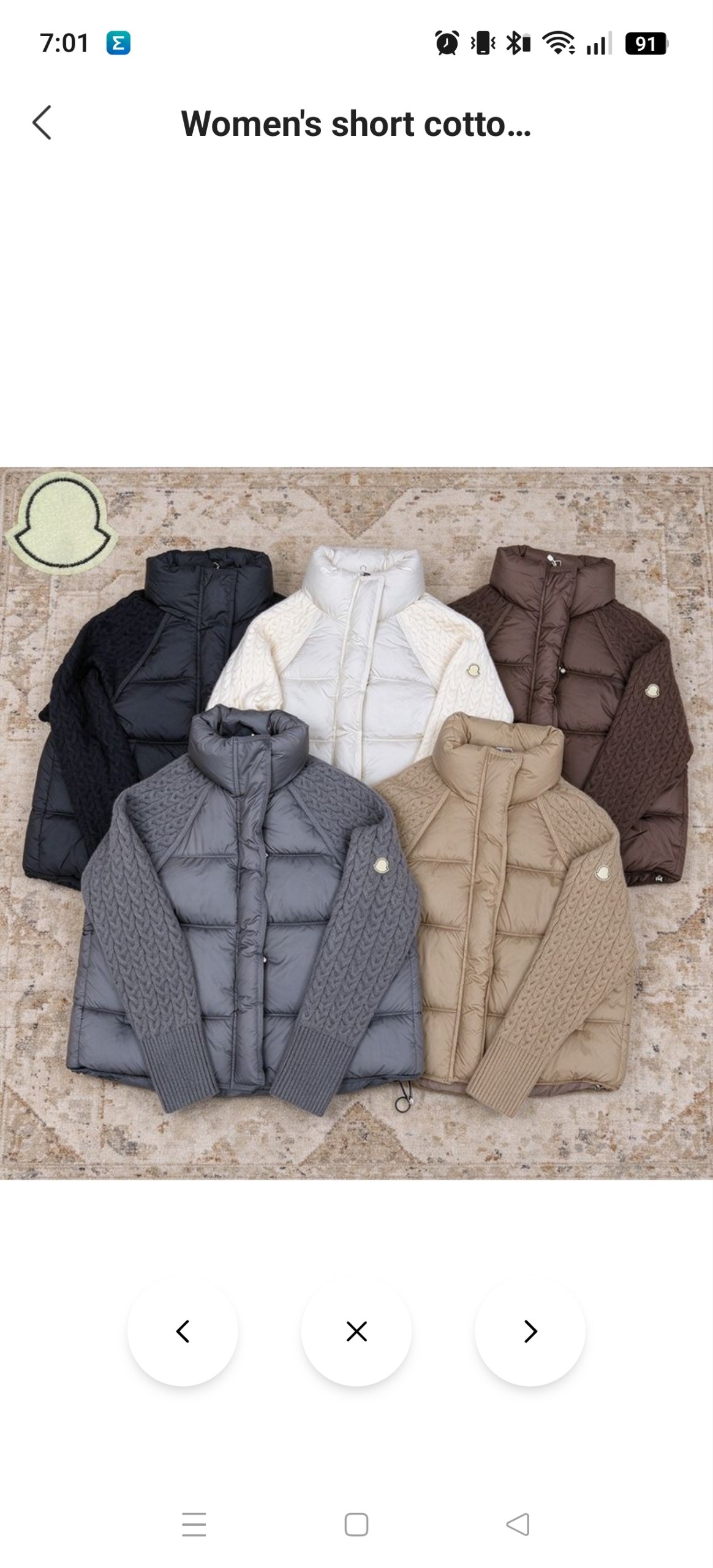 Abrigo Moncler 26.49€‼ ✨
