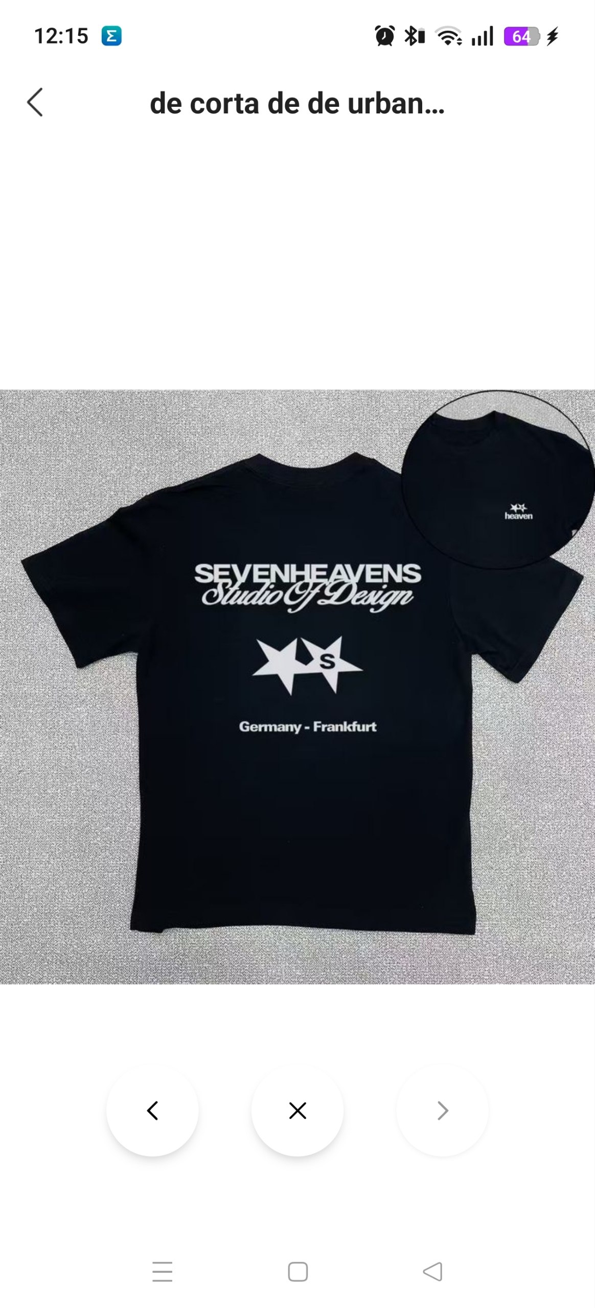Camiseta Seven Heavens 10.28€‼ ✨
