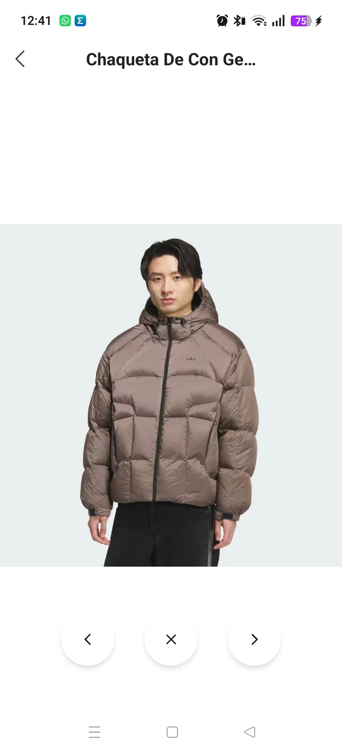 Abrigo Adidas 52.79€‼ ✨