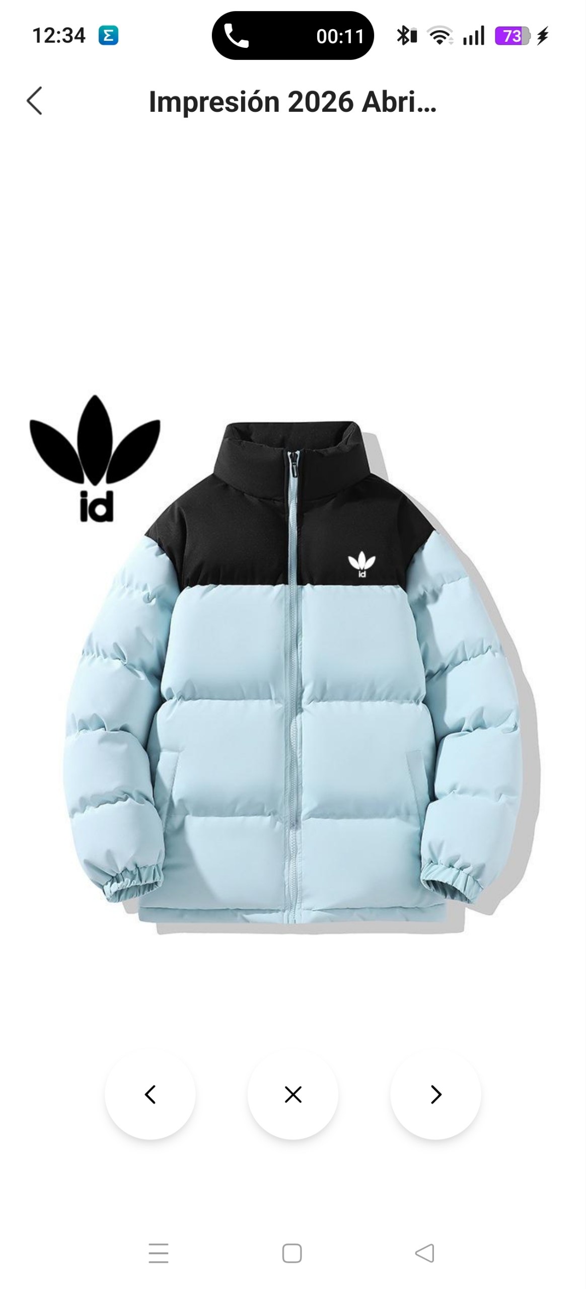 Abrigo Adidas 19.38€‼ ✨