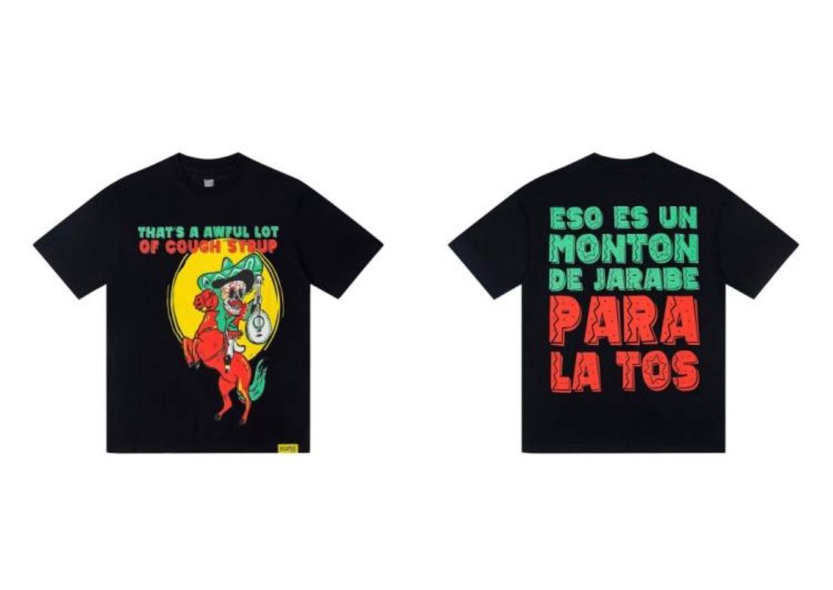 CAMISETA THATS AWFUL LOT OF COUGH SYRUP ✨