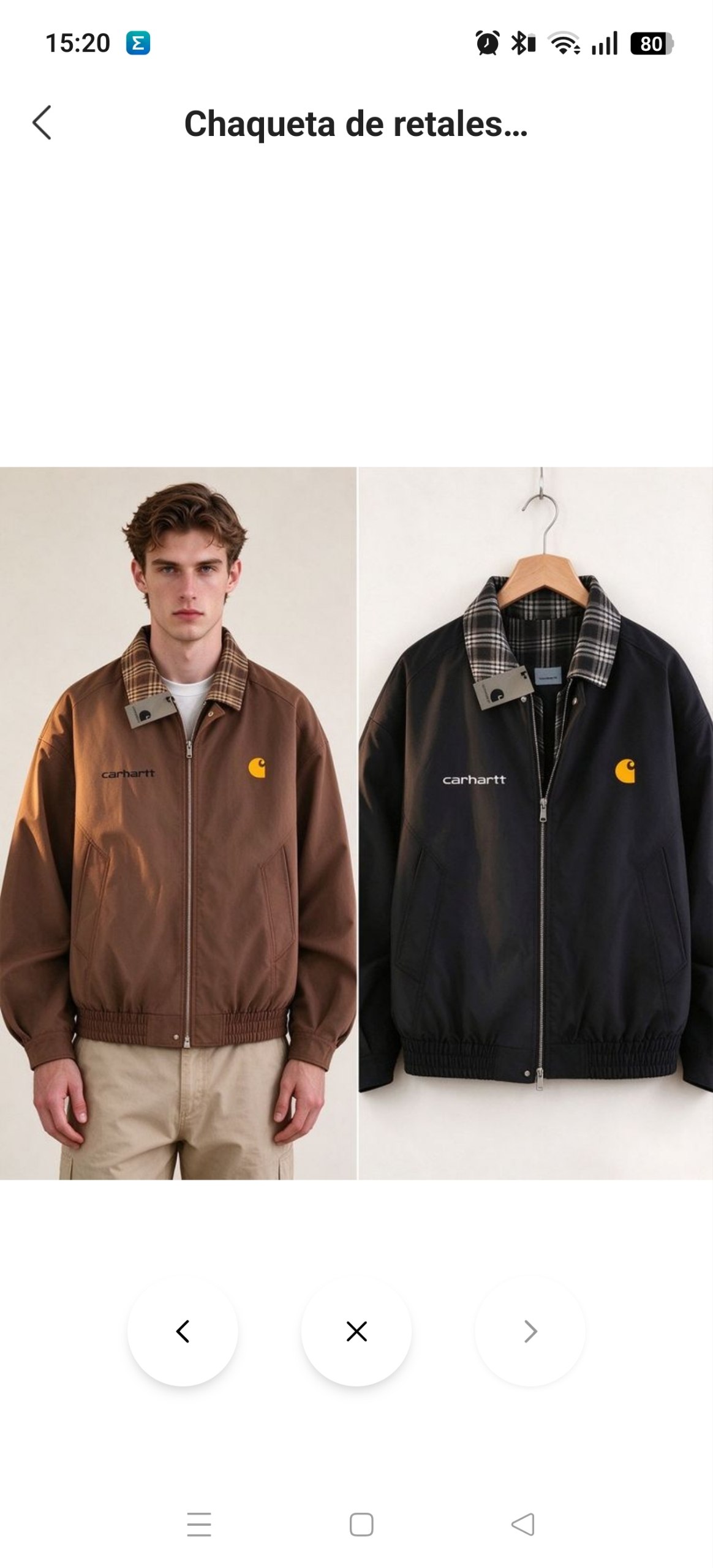 Chaqueta Carhartt 27.12€‼ ✨