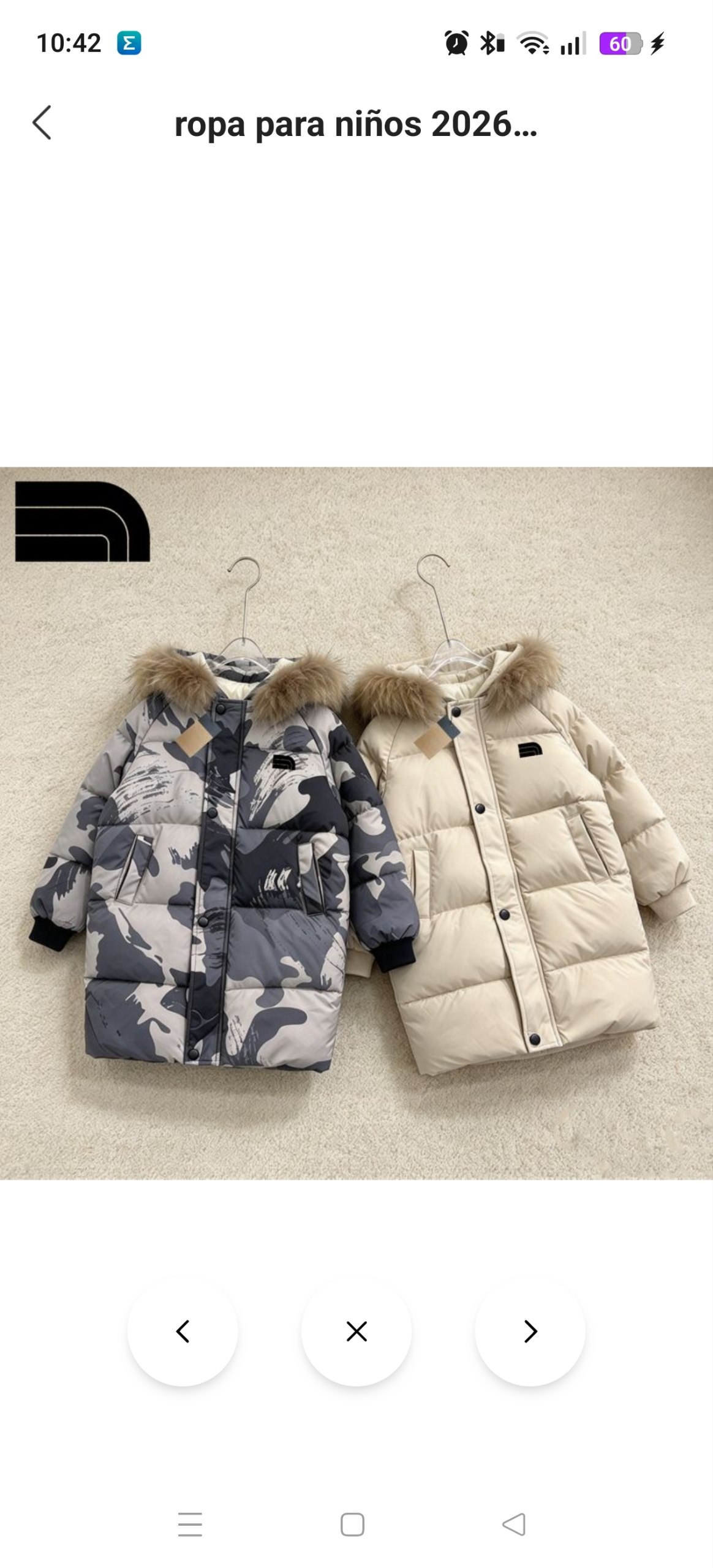 Abrigo niños The North Face 32.07€‼ ✨