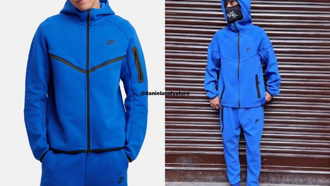 NUEVO CHANDAL NIKE TECH FLEECE AZUL ELÉCTRICO ✨