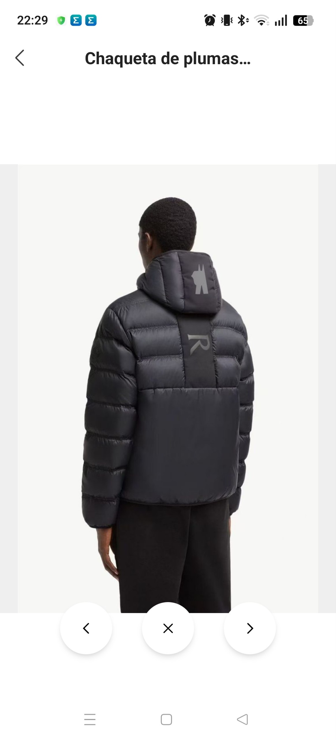 Abrigo Moncler 100% plumas ganso ✨
