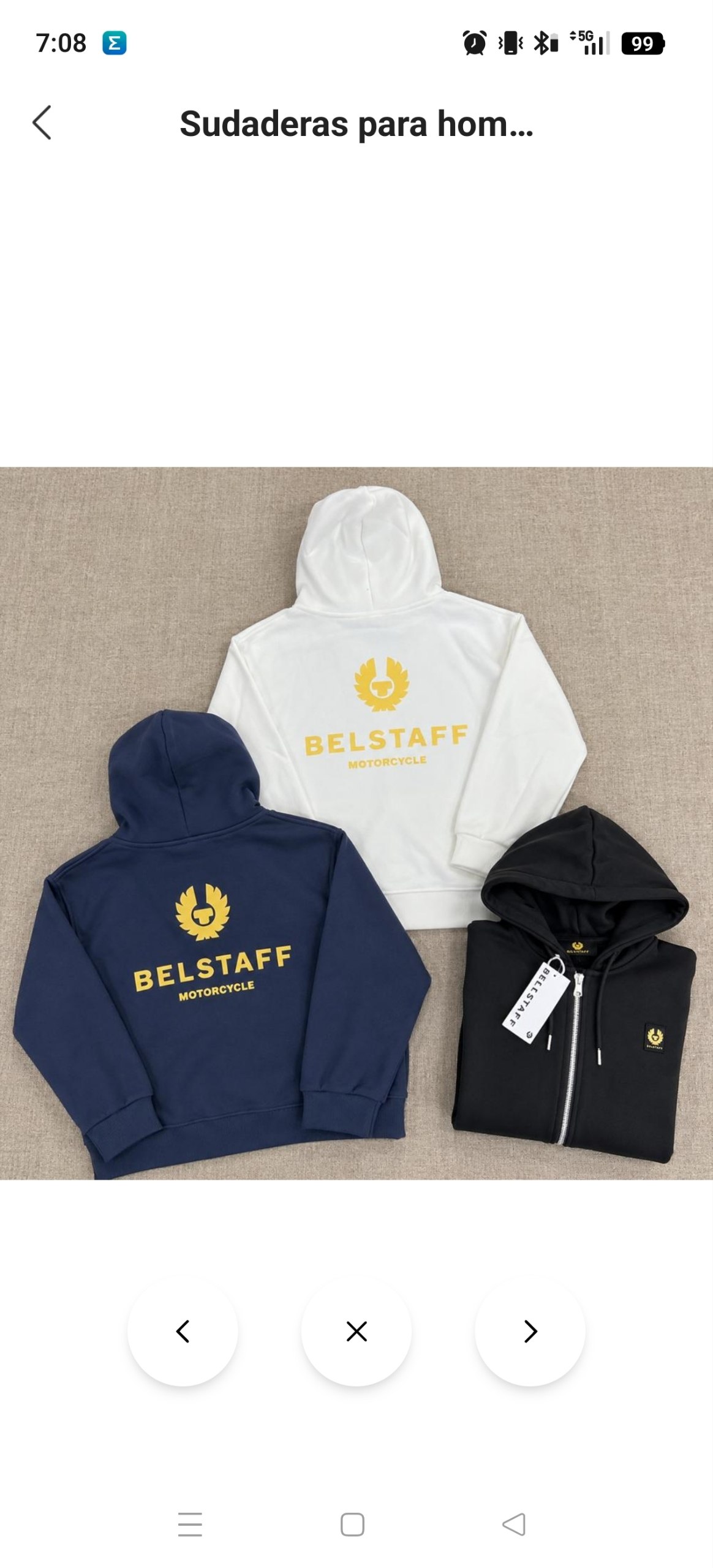 Sudadera zip Belstaff 18.63€‼ ✨