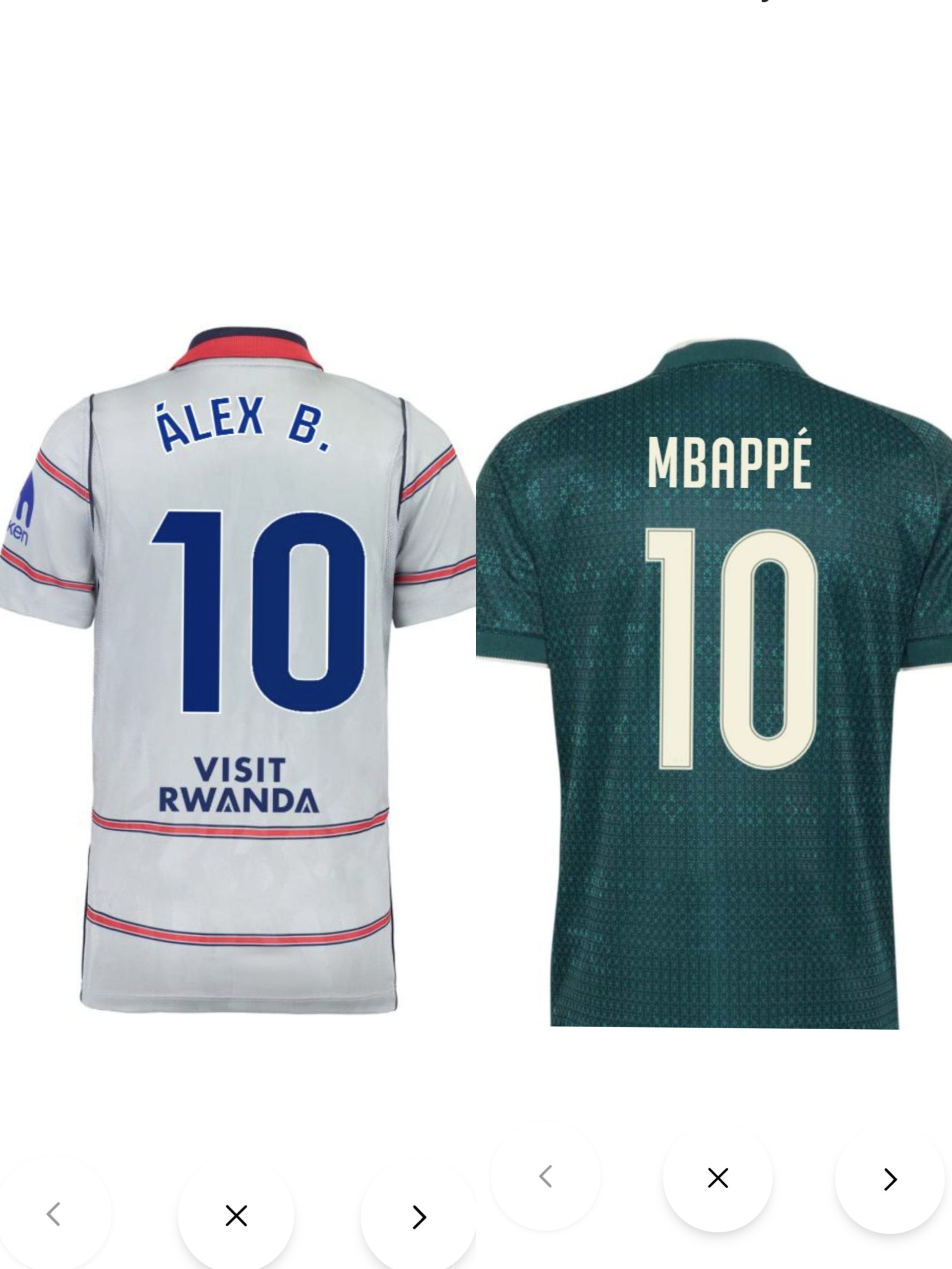 Camiseta Real Madrid y Atlético de Madrid con jugadores 14.22€‼ ✨