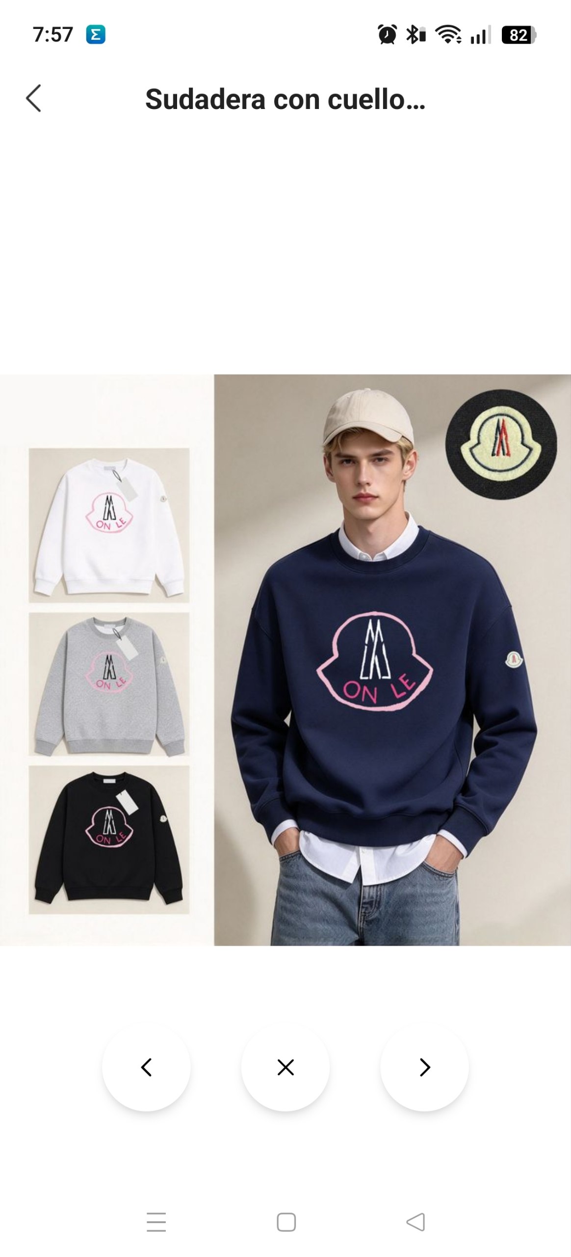 Sudadera Moncler 16.72€‼ ✨