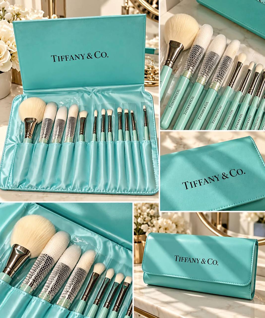 Tiffany & Co makeup brush set ✨