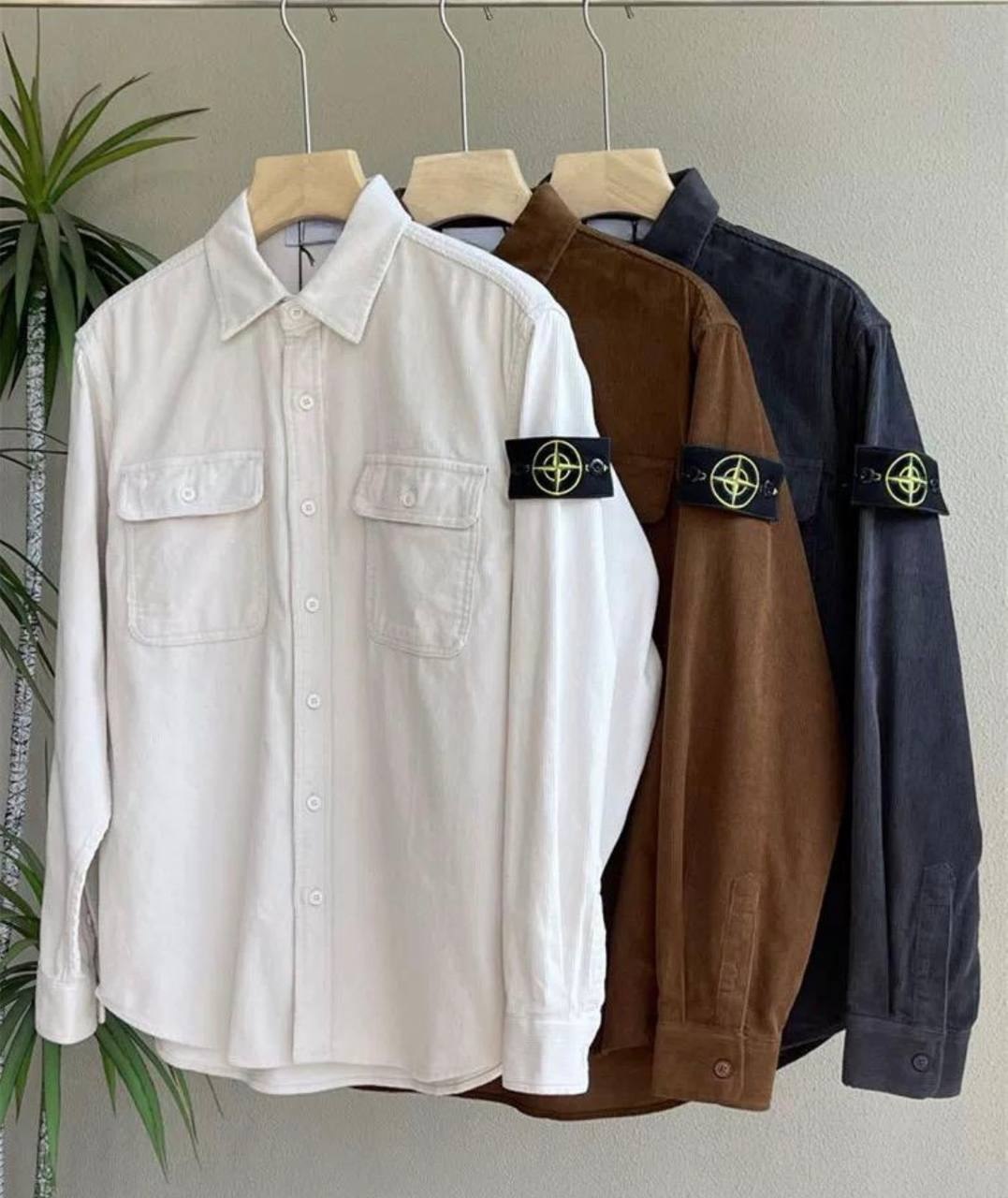 STONE ISLAND cotton shirt ✨