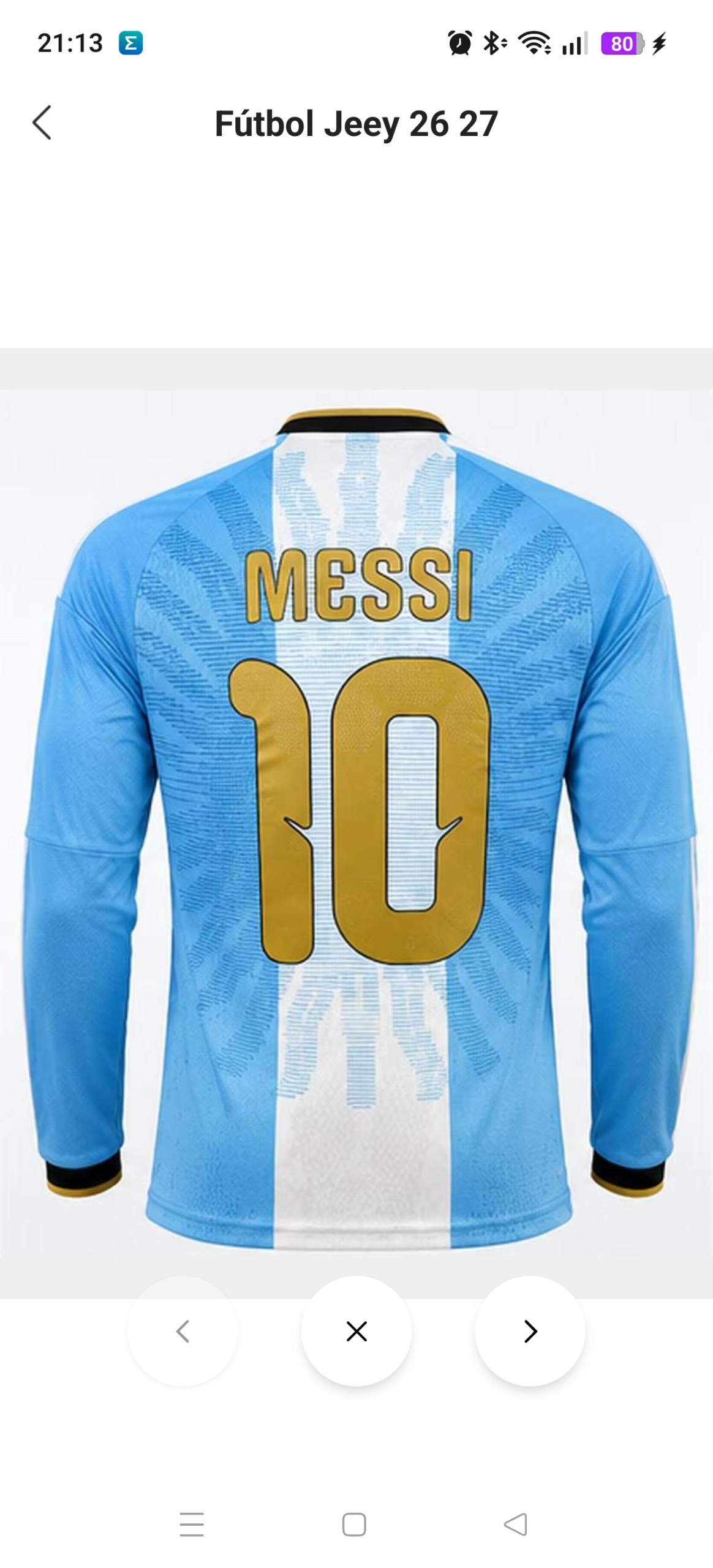 Camiseta manga larga conmemorativa especial despedida Messi 18.14€‼ ✨