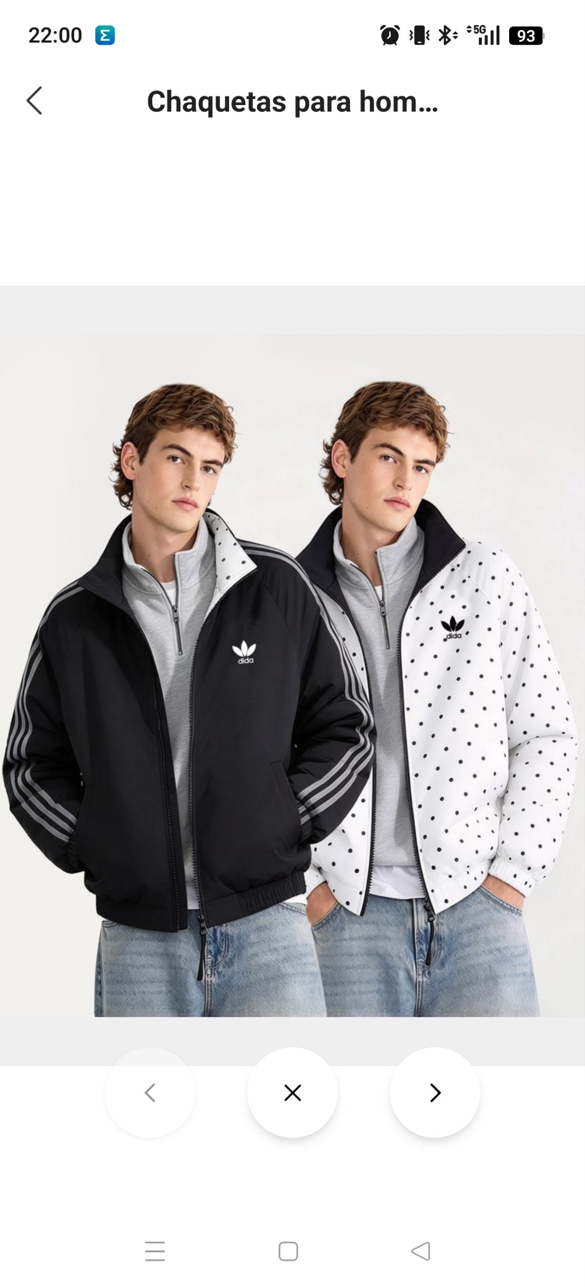 Chaqueta reversible Adidas 38.26€€‼ ✨