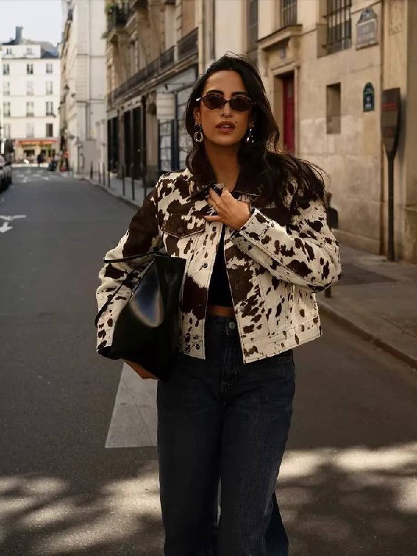 Chaqueta estampado vaca 🐄 ✨