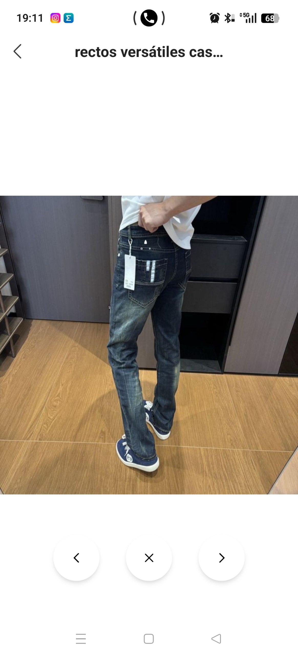 Pantalón vaquero Adidas 30.40€‼ ✨