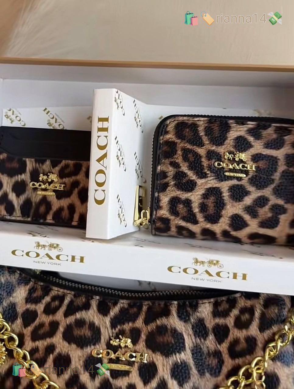 Coach - set de bolsa de caja de regalo ✨