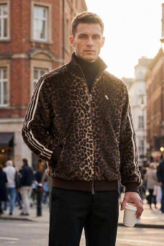 CHAQUETA LEOPARDO ADIDAS ✨