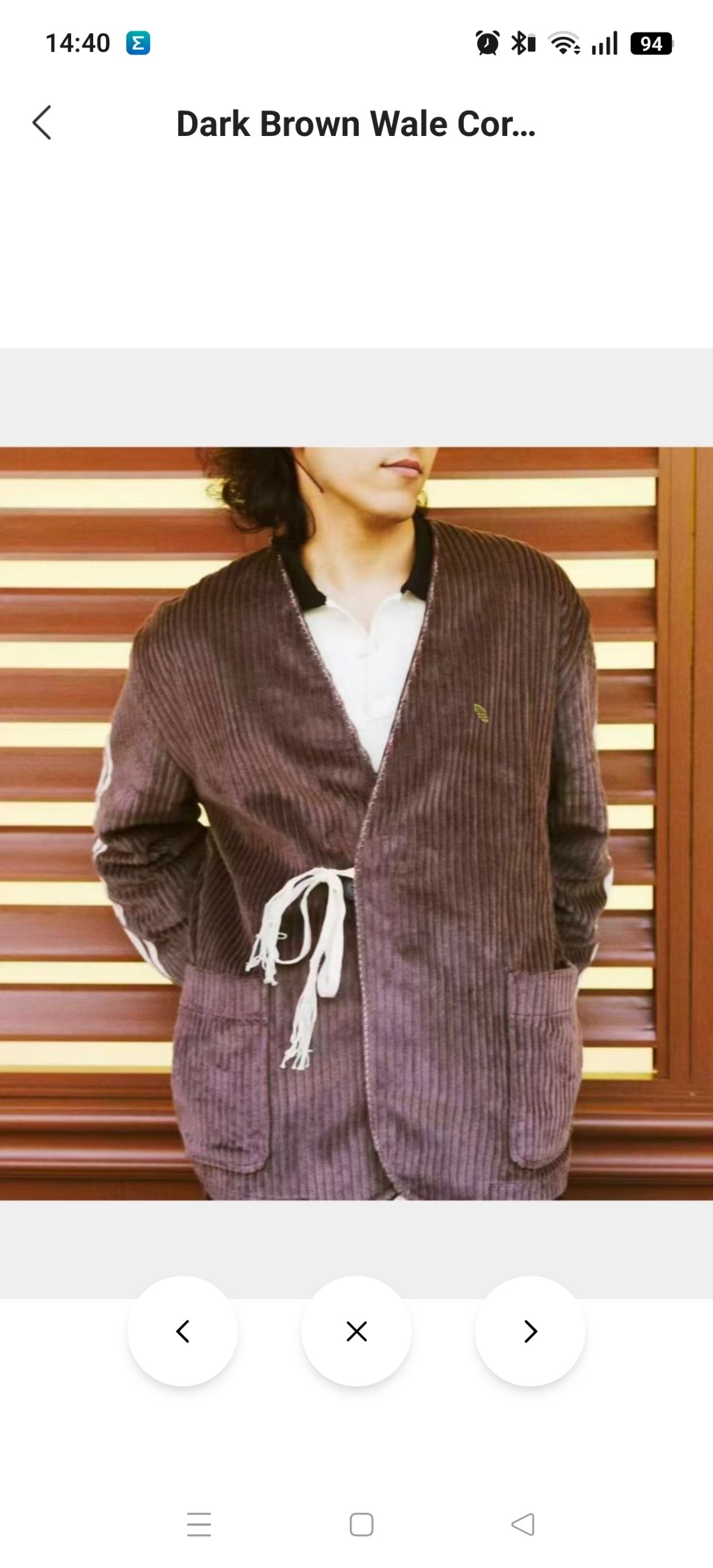 Chaqueta pana Adidas 59.94€‼ ✨