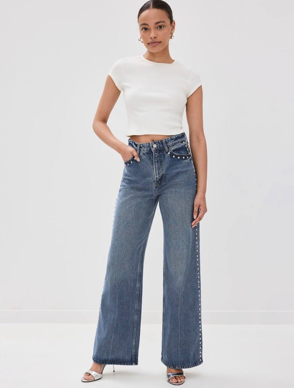 PANTALÓN LARGO TACHUELAS ✨