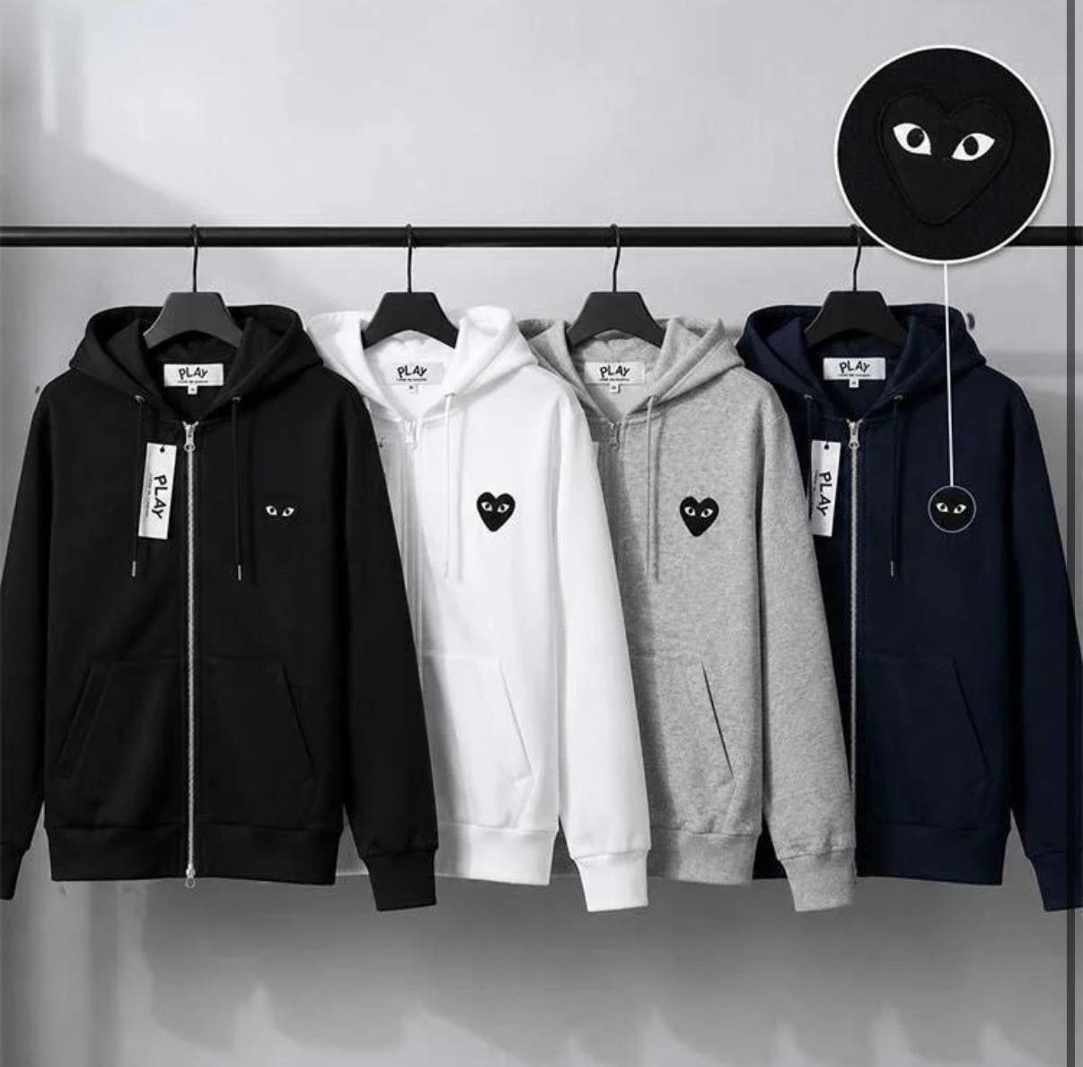 Sudadera Zip Plays Commes Des Garnçons ✨