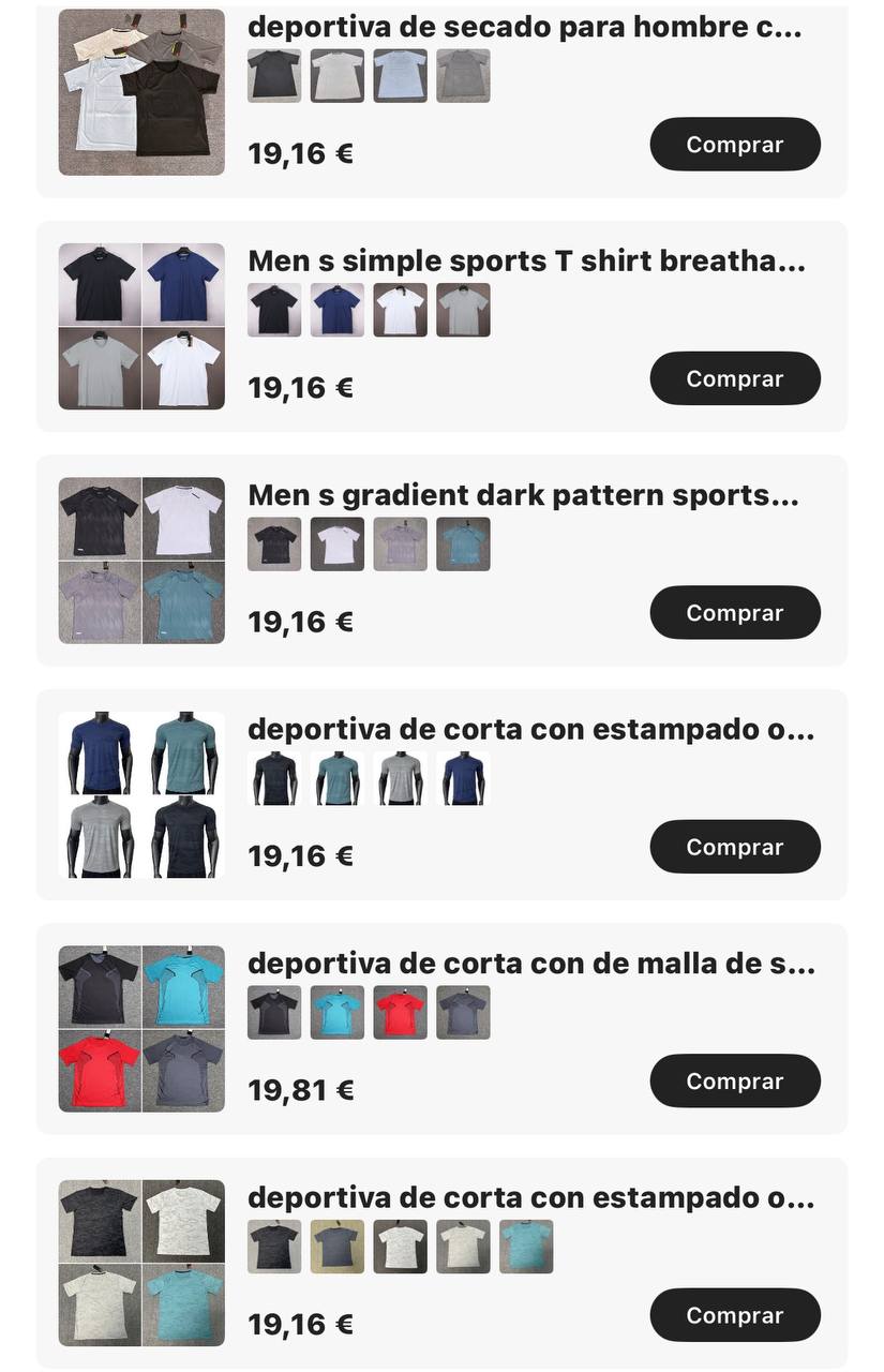Camiseta deporte hombre ✨