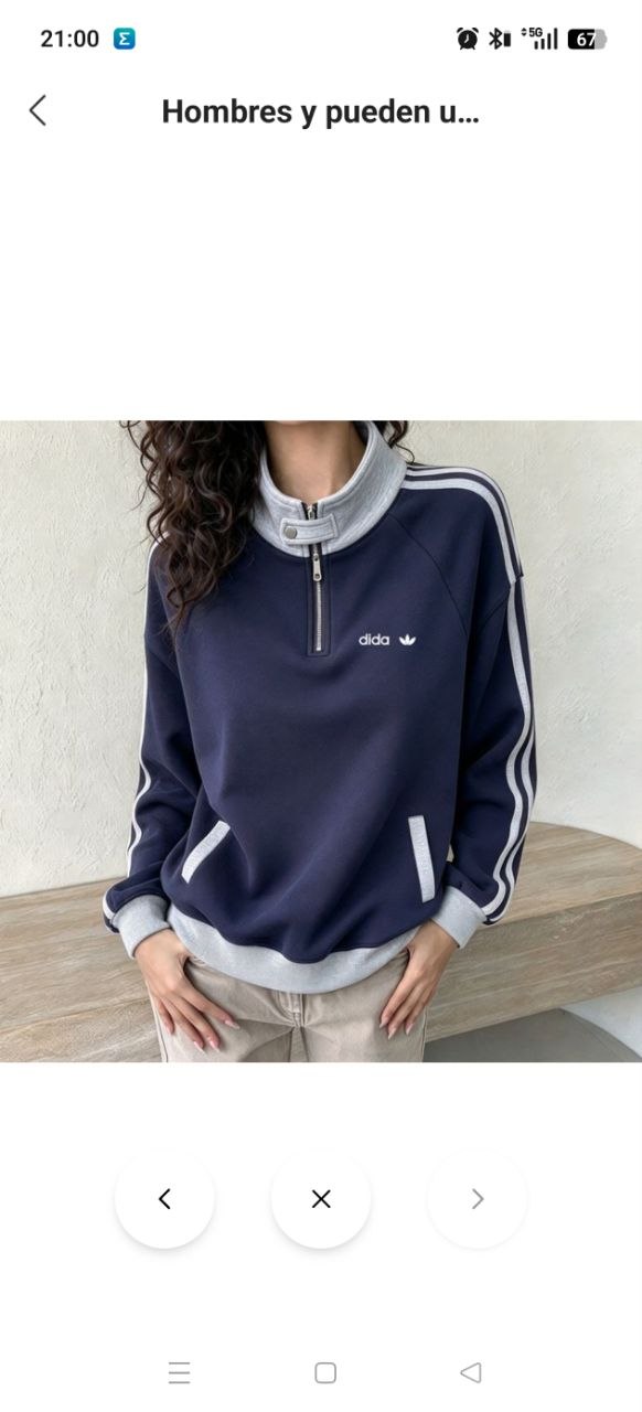 Sudadera unisex Adidas 32.16€‼ ✨