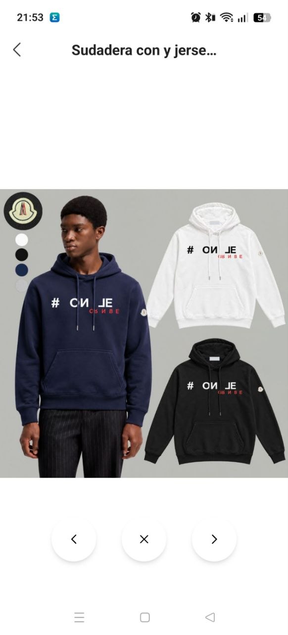 Sudadera Moncler 20.98€‼ ✨