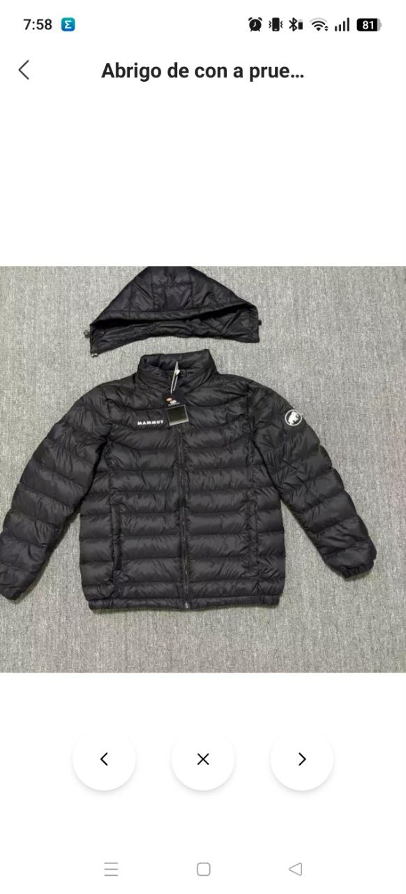 Abrigo Mammut 42.08€‼ ✨