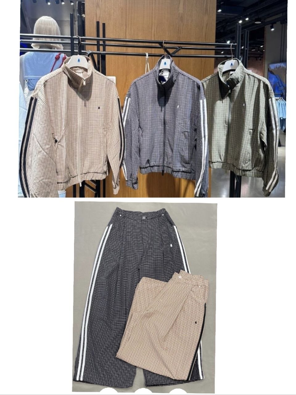Chaqueta y pantalón cuadros Adidas desde 35.17€‼ ✨