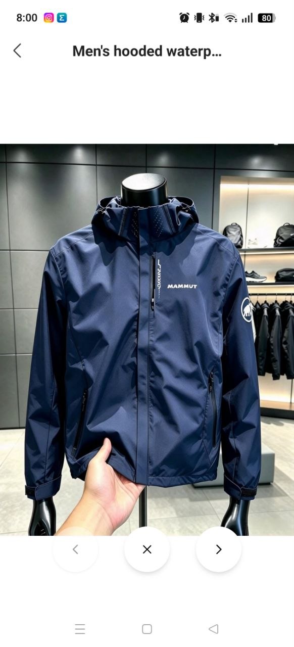 Chaqueta impermeable Mammut 39.88€‼ ✨