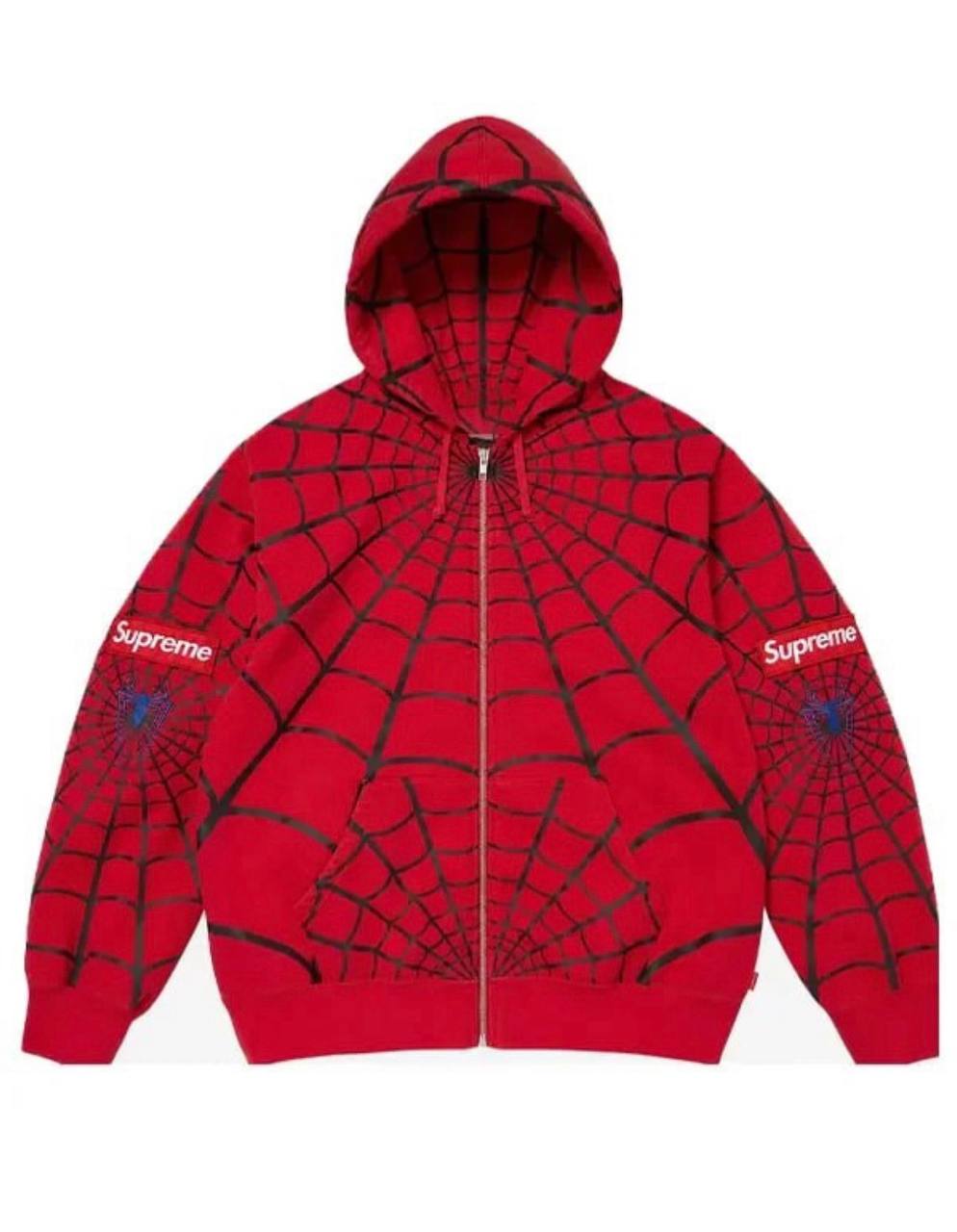 SUDADERA ZIP SUPREME X SPIDERMAN ✨