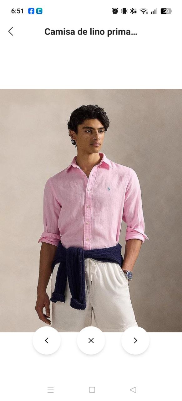 Camisa lino Ralph Lauren